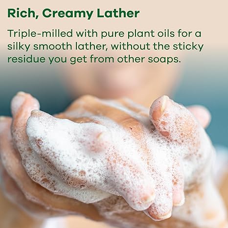 Goat Milk Soap Bar with Soya Bean Oil, Enriched with Organic Shea Butter, Suitable for All Skin Types